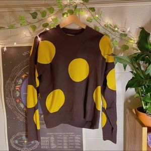 philosophy retro polka-dot sweater size small